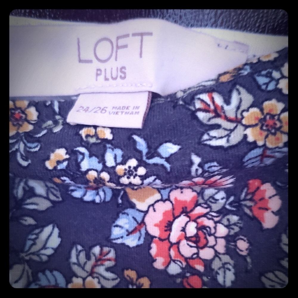 LOFT Cotton stretch dress